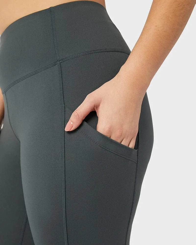 32 Degrees Womens High Waist Yoga Pants with Pockets | Workout Athletic Leggings