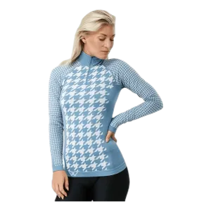 Agnes Zip Blue/White