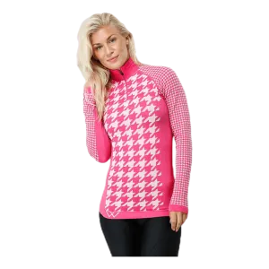 Agnes Zip Pink/White
