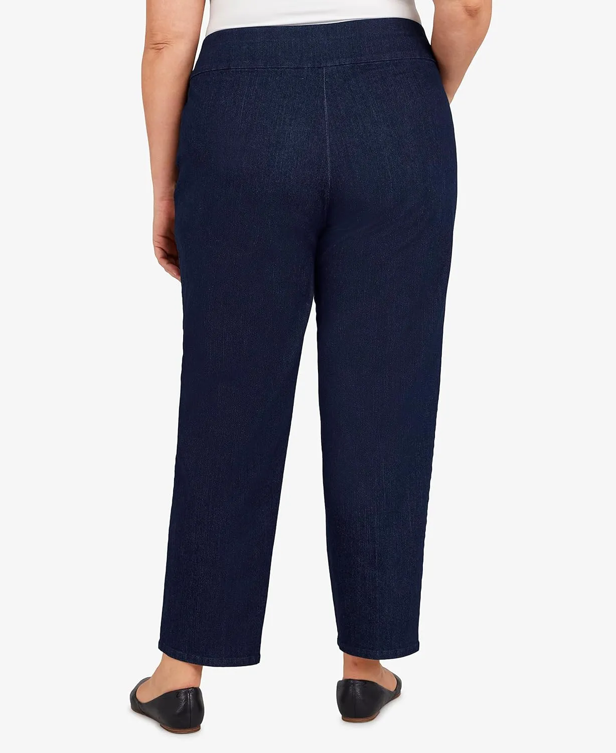 Alfred Dunner Womens Plus-Size Super Stretch Mid-Rise Short Length Pant