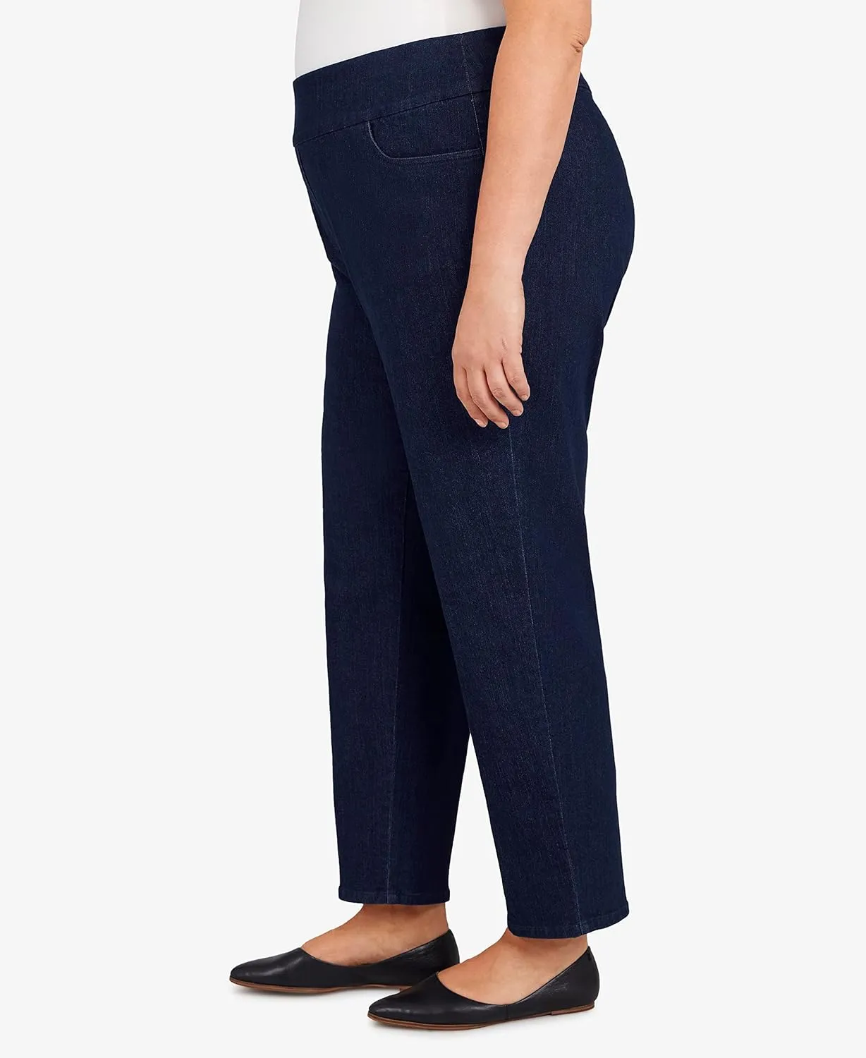 Alfred Dunner Womens Plus-Size Super Stretch Mid-Rise Short Length Pant