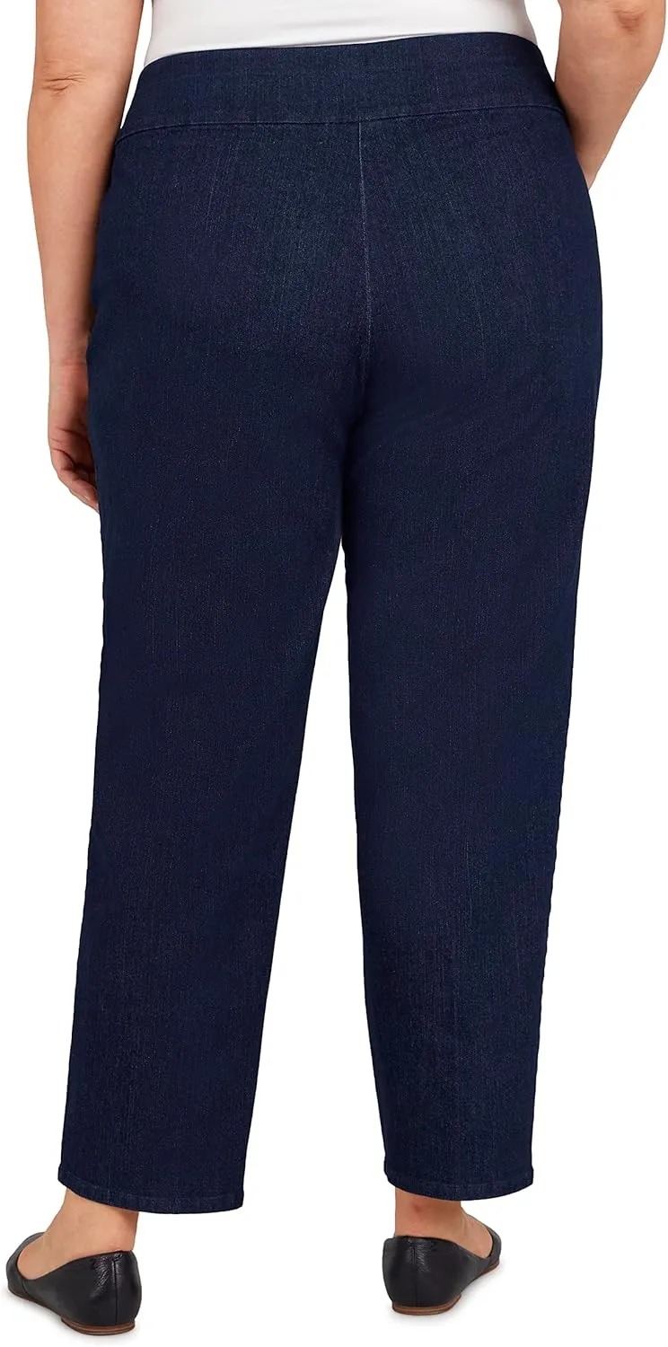 Alfred Dunner Womens Plus-Size Super Stretch Mid-Rise Short Length Pant