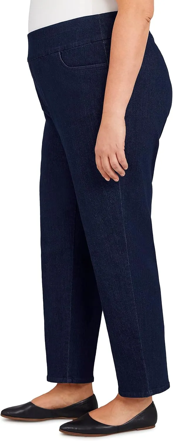 Alfred Dunner Womens Plus-Size Super Stretch Mid-Rise Short Length Pant