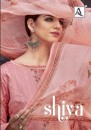 ALOK SUIT SHIYA PURE ZAM DIGITAL PRINTS WITH EMBROIDERY SALWAR SUIT