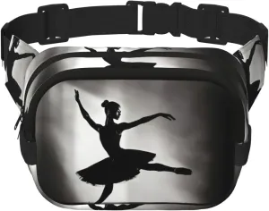 Ballerina Dance print Womens Fanny Pack Everyday Hip Pouch Waist Bag for Travel Outdoor Running Hunting for Adult