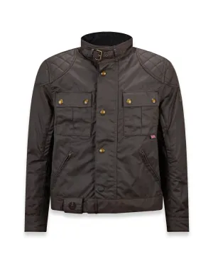 Belstaff Brooklands Men's Waxed Cotton Jacket Ultracore 8oz - Mahogany