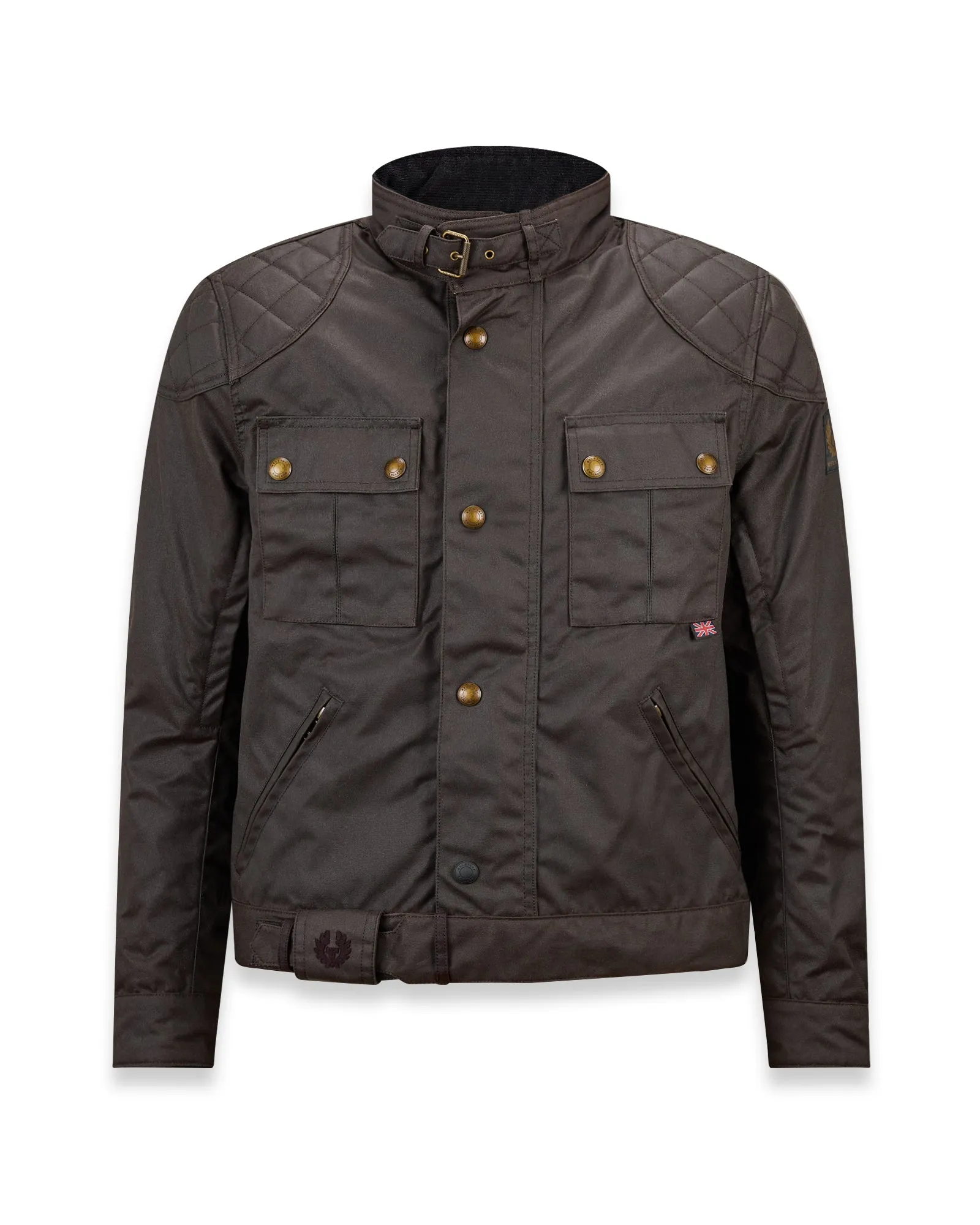 Belstaff Brooklands Men's Waxed Cotton Jacket Ultracore 8oz - Mahogany