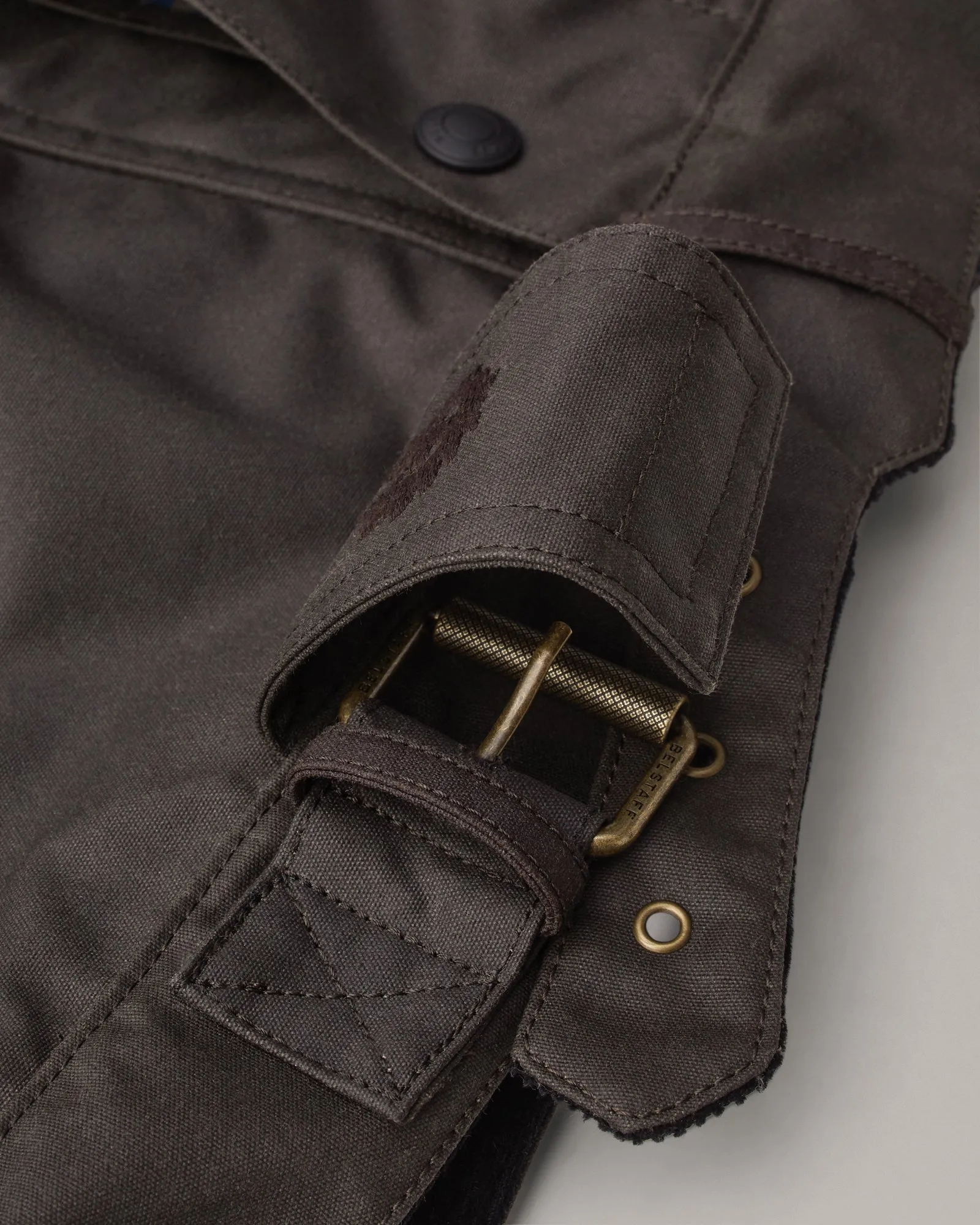Belstaff Brooklands Men's Waxed Cotton Jacket Ultracore 8oz - Mahogany