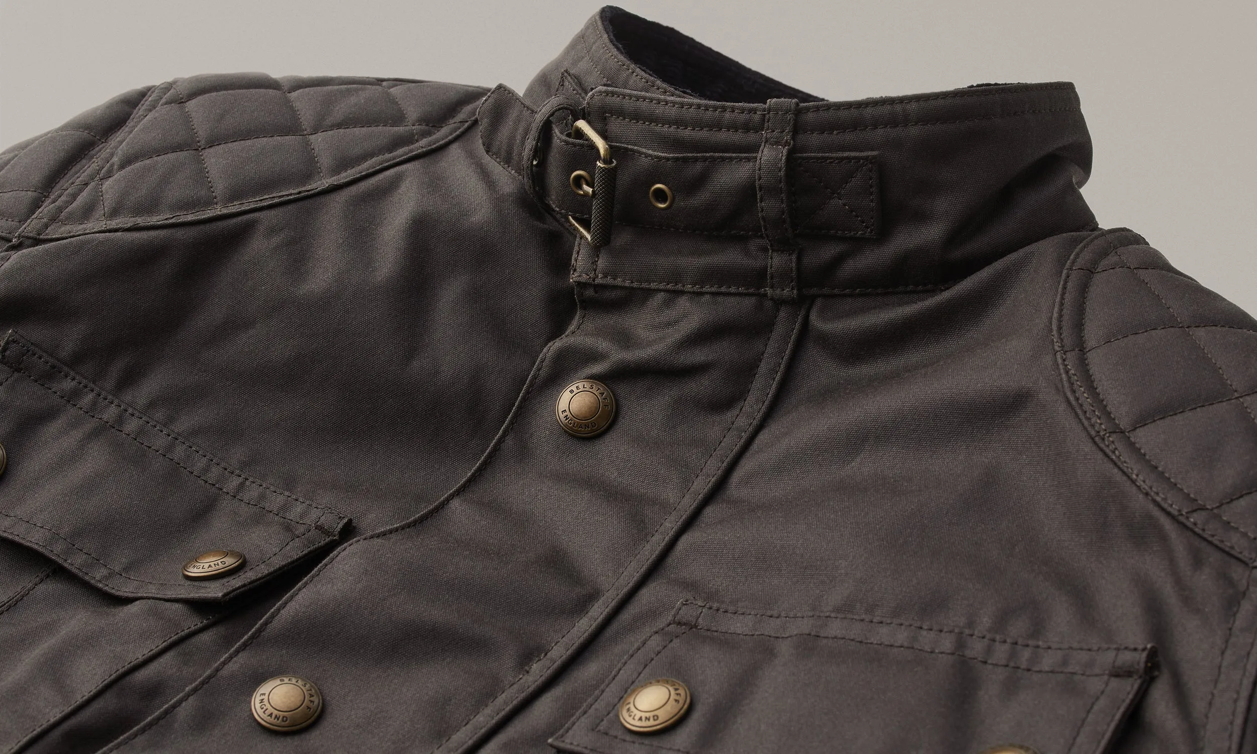 Belstaff Brooklands Men's Waxed Cotton Jacket Ultracore 8oz - Mahogany