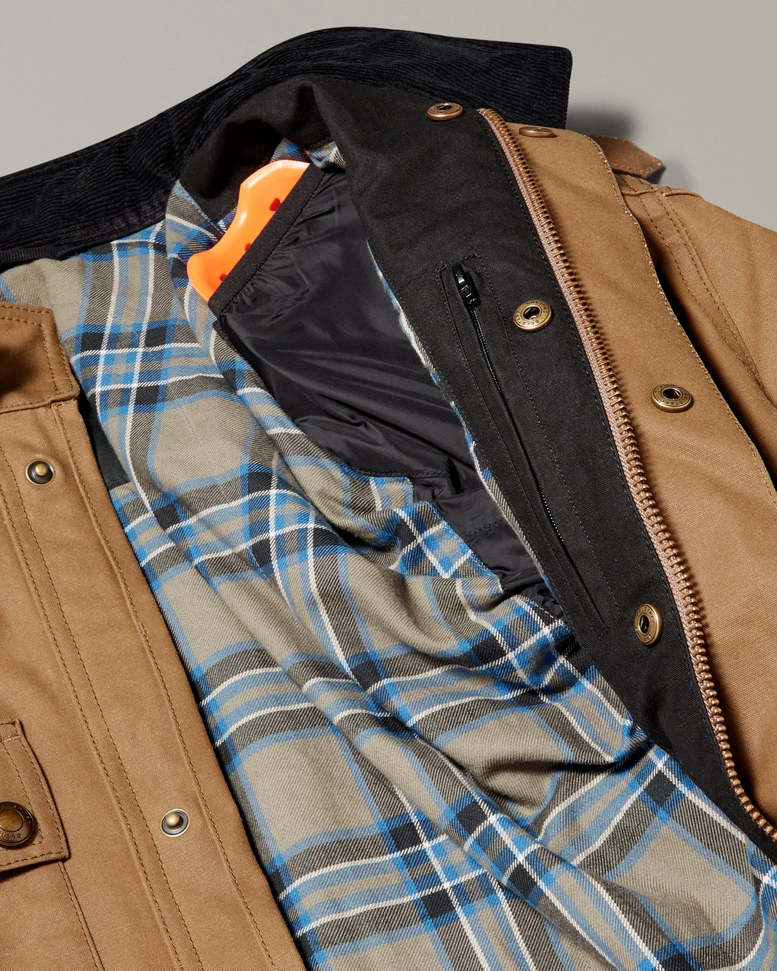 Belstaff Brooklands Men's Waxed Cotton Jacket Ultracore 8oz - Sand
