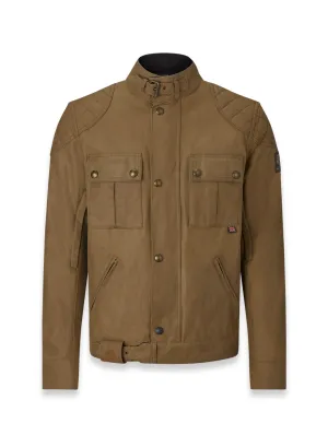Belstaff Brooklands Men's Waxed Cotton Jacket Ultracore 8oz - Sand