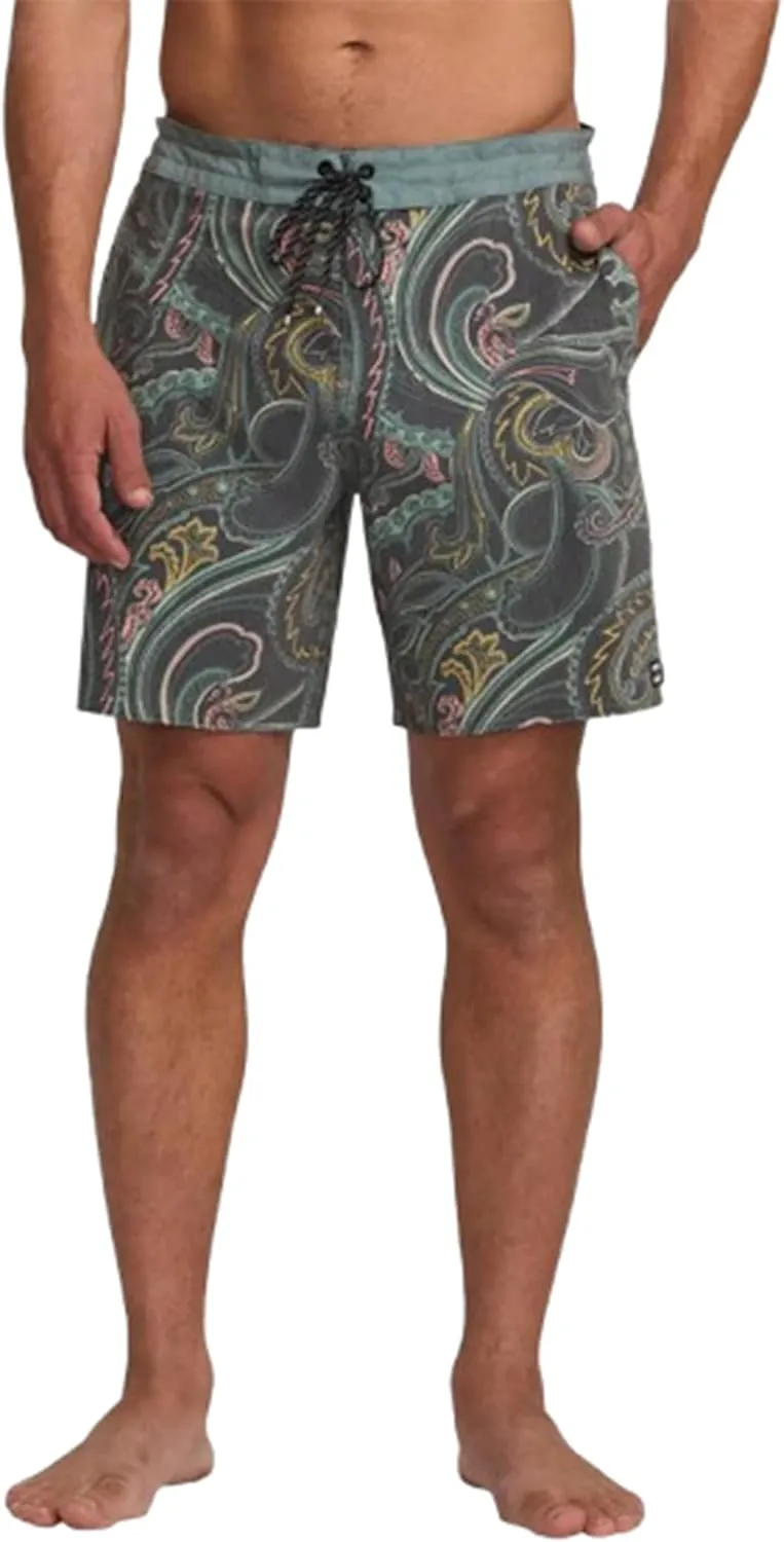 Billabong Men's Standard Good Times Lo Tide Boardshorts - Light Weight and Quick Drying Elastic-Waist Shorts