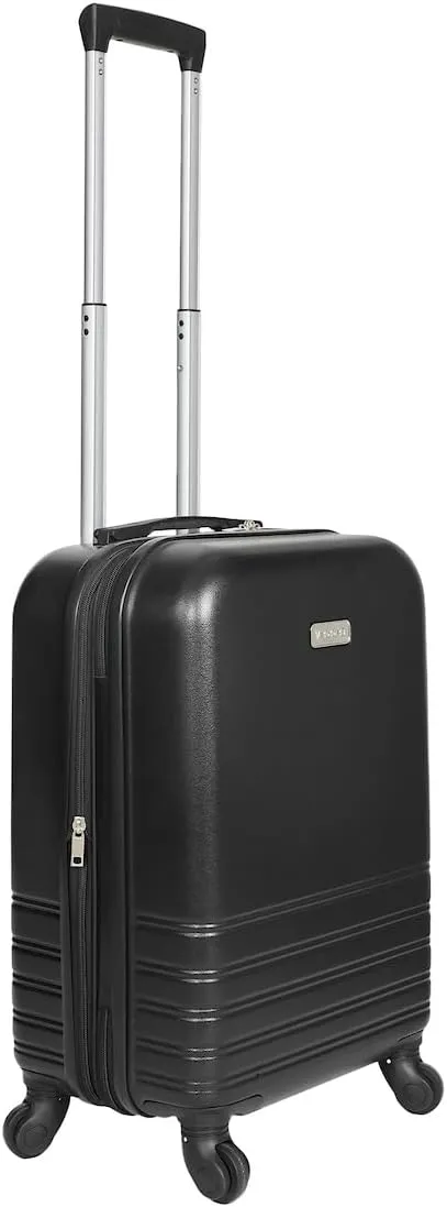 Bioworld Viggio 3-Piece Black Luggage Set