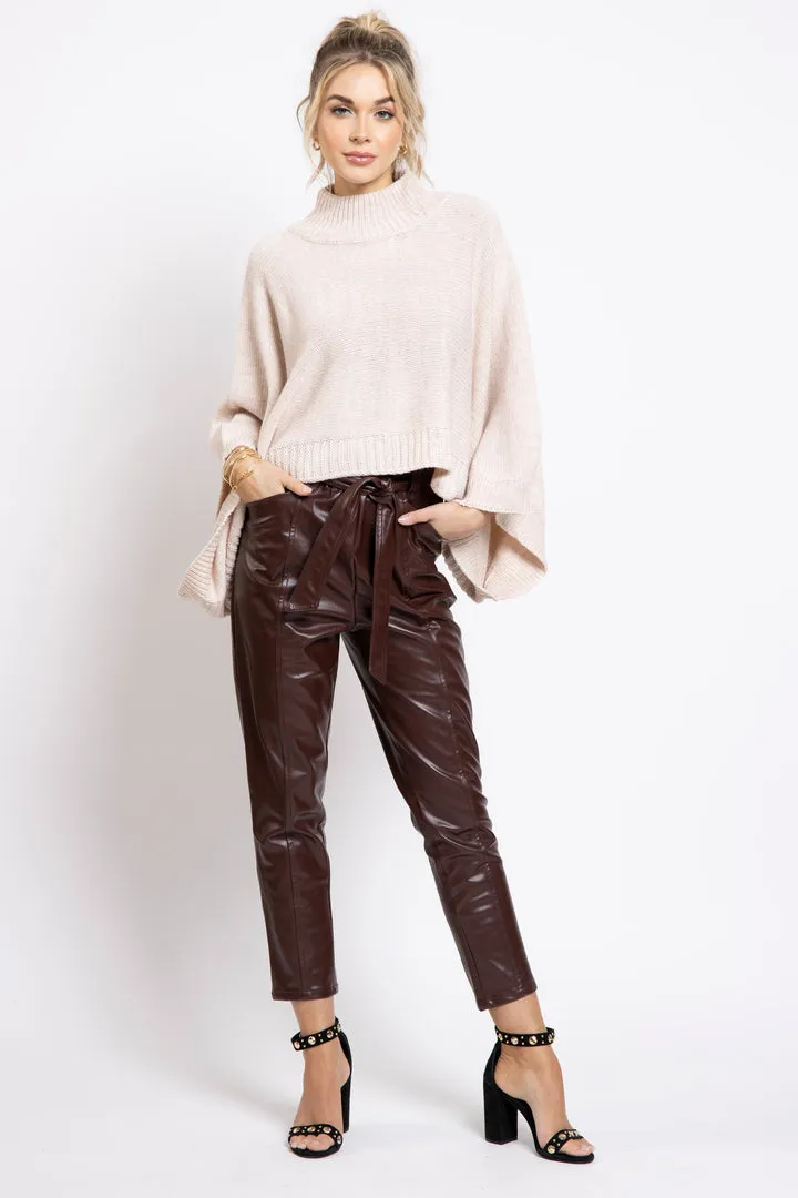 Bishop And Young Holiday Glam Slam Esme Tie Neck Top