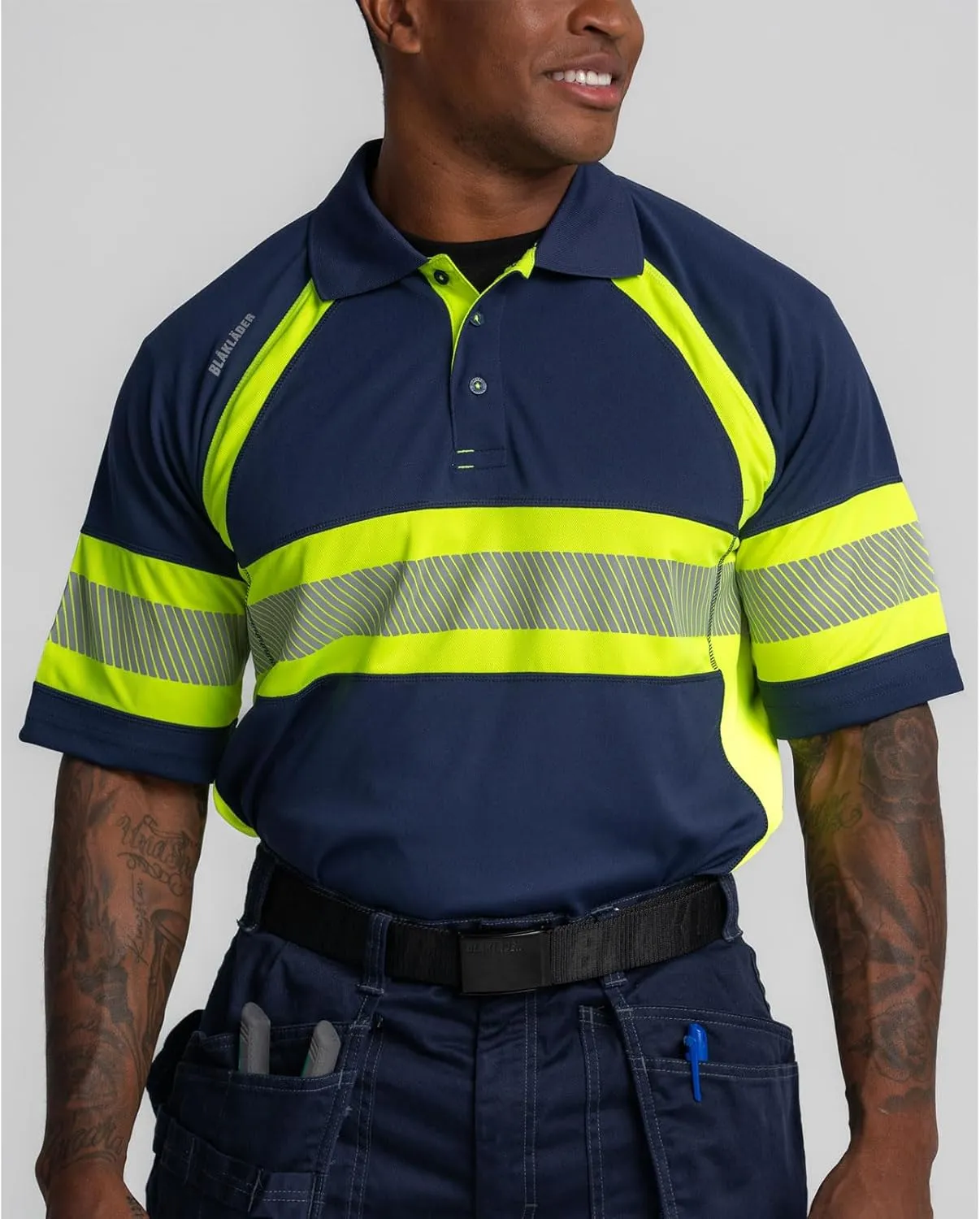 BLKLDER Blaklader Men's Visibility Polo