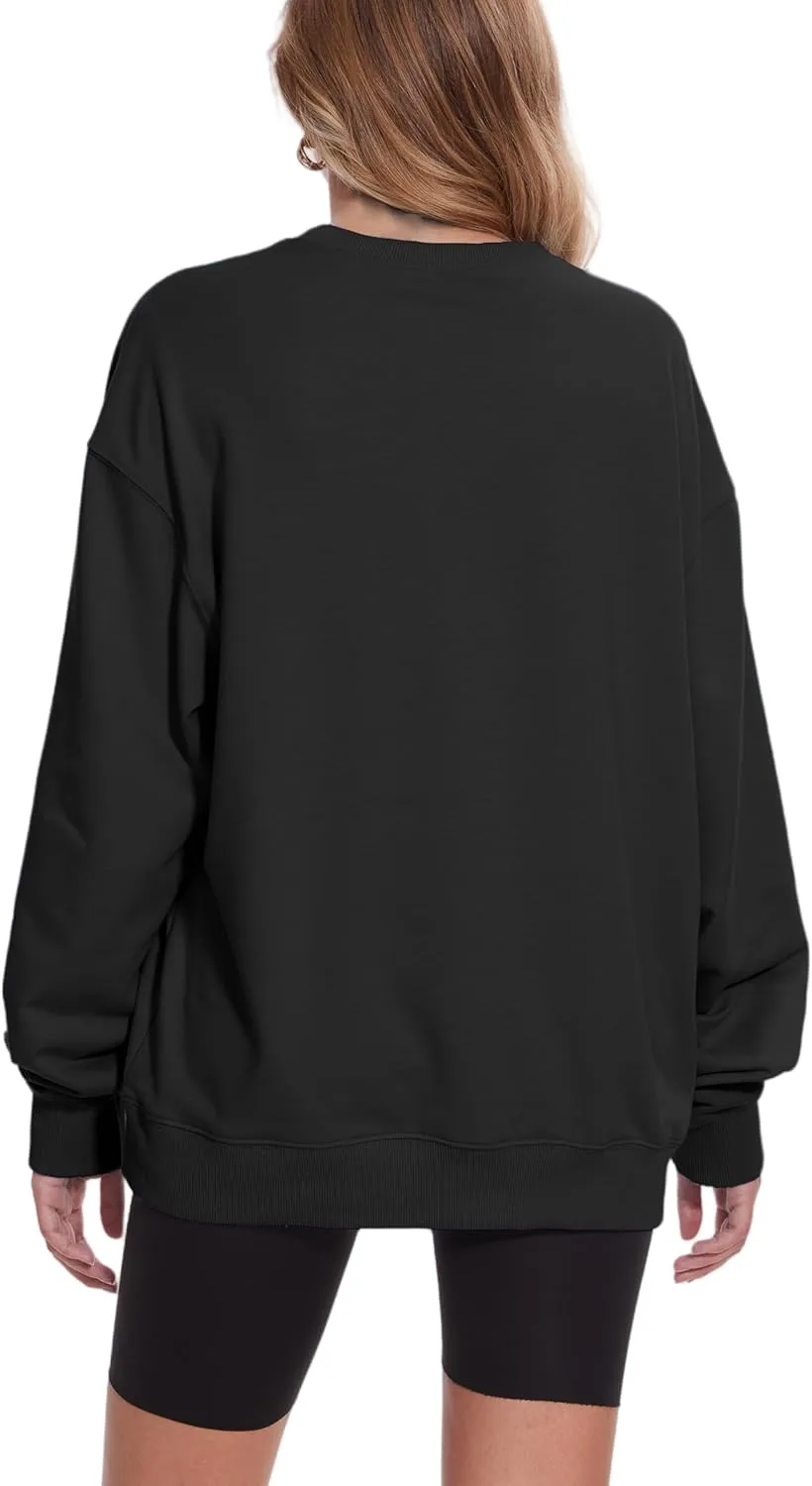 Boho Cow Skull Sweatshirt for Women Cattle Skull Graphic Pullover Oversized Western Country Music Long Sleeve Tops