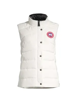CANADA GOOSE FREESTYLE LOGO PATCH PADDED VEST