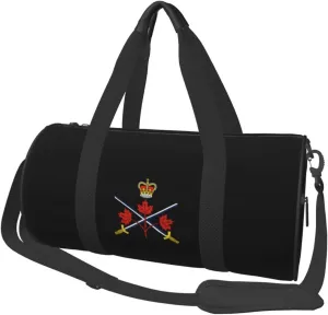 Canadian Army Convertible Garment Bag with Shoulder Strap, Carry on Garment Duffel Bag for Men Women - Rolling Foldable for Travel Luggage Bags (Black)
