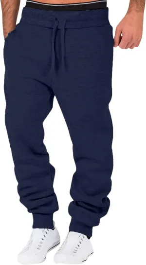 Cargo Sweatpants for Men Big and Tall Joggers Lounge Pants with Pockets Men's Jogger Sweatpants Mens Sweatpants Cargo
