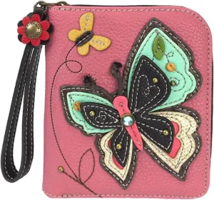 Chala Butterfly Zip-Around Wristlet Wallet - Butterfly Collectors