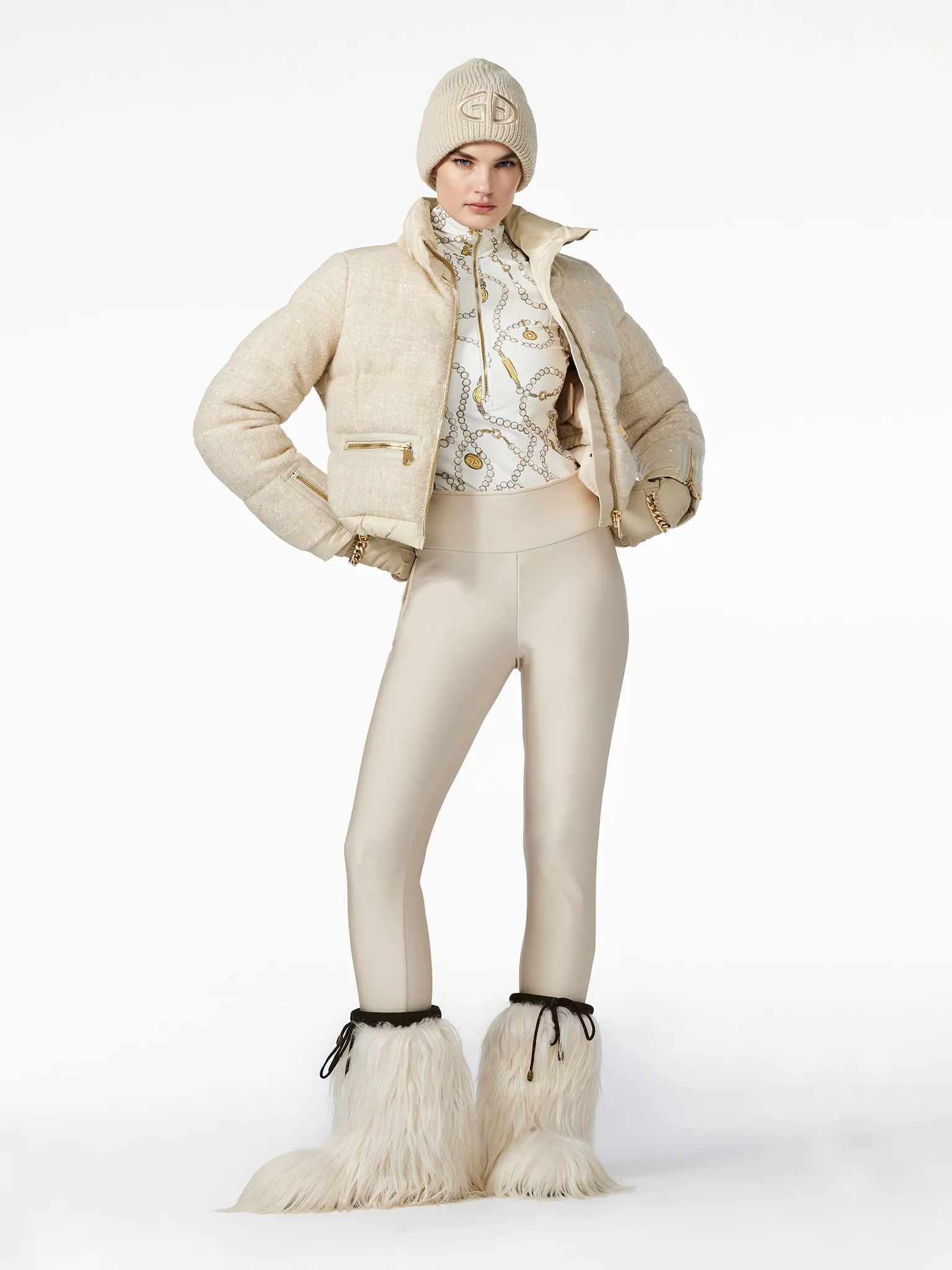 Chamonix Ski Jacket  - Cream