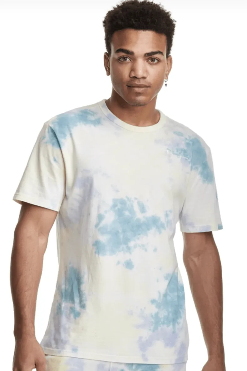 CHAMPION SUNWASH DYE TEE - LEMON MULTI