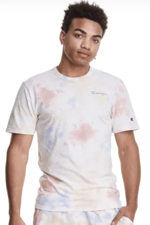 CHAMPION SUNWASH DYE TEE - PINK