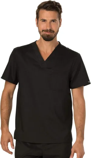 Cherokee Men Scrubs Top Workwear Revolution Tuckable V-Neck WW690