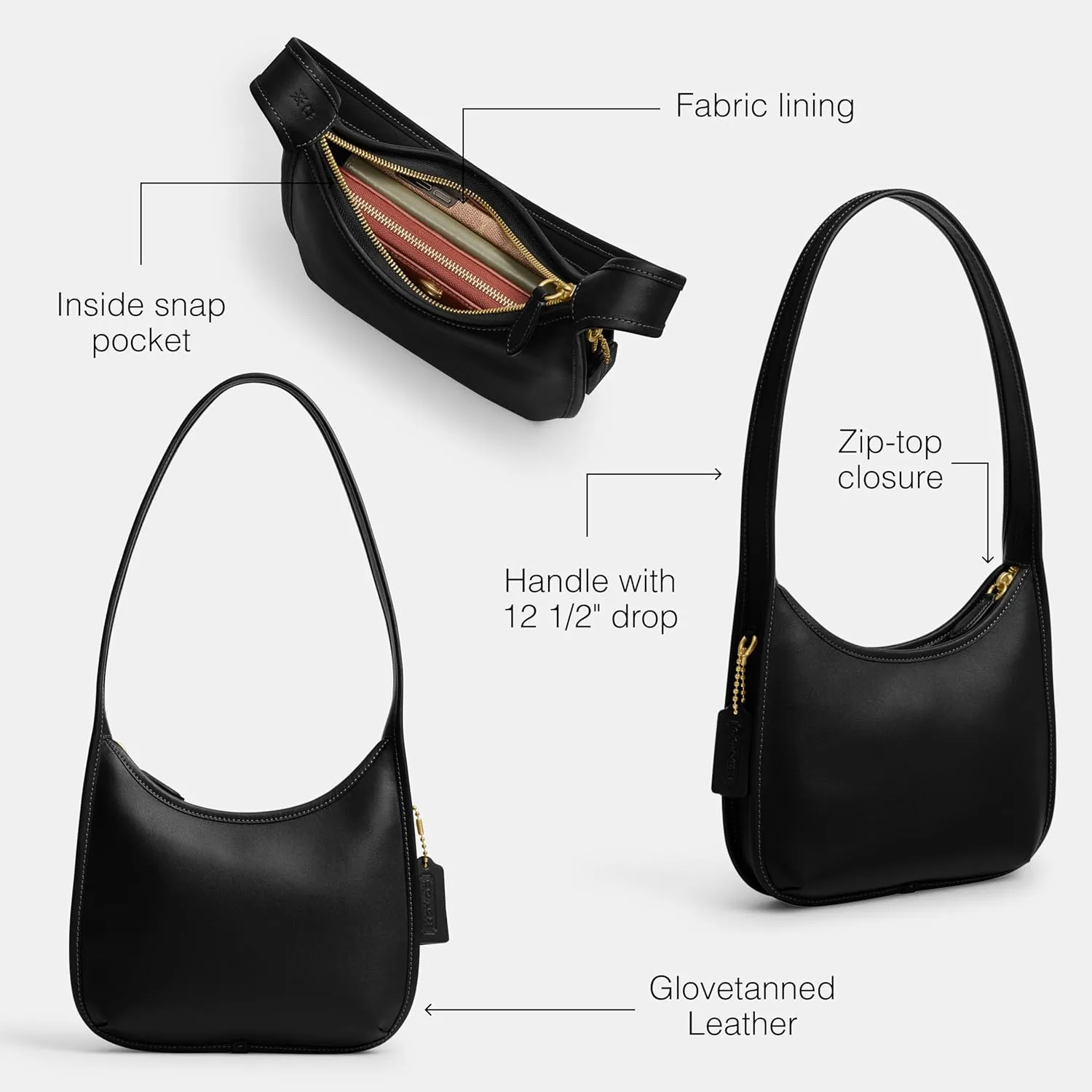 Coach Curve Zip Bag