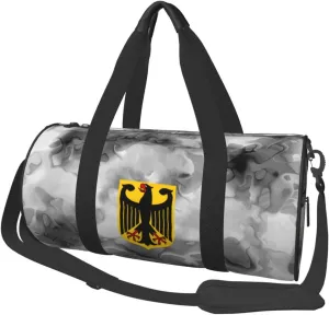 Coat Of Arms Of Germany Convertible Garment Bag with Shoulder Strap, Carry on Garment Duffel Bag for Men Women - Rolling Foldable for Travel Luggage Bags (Black)