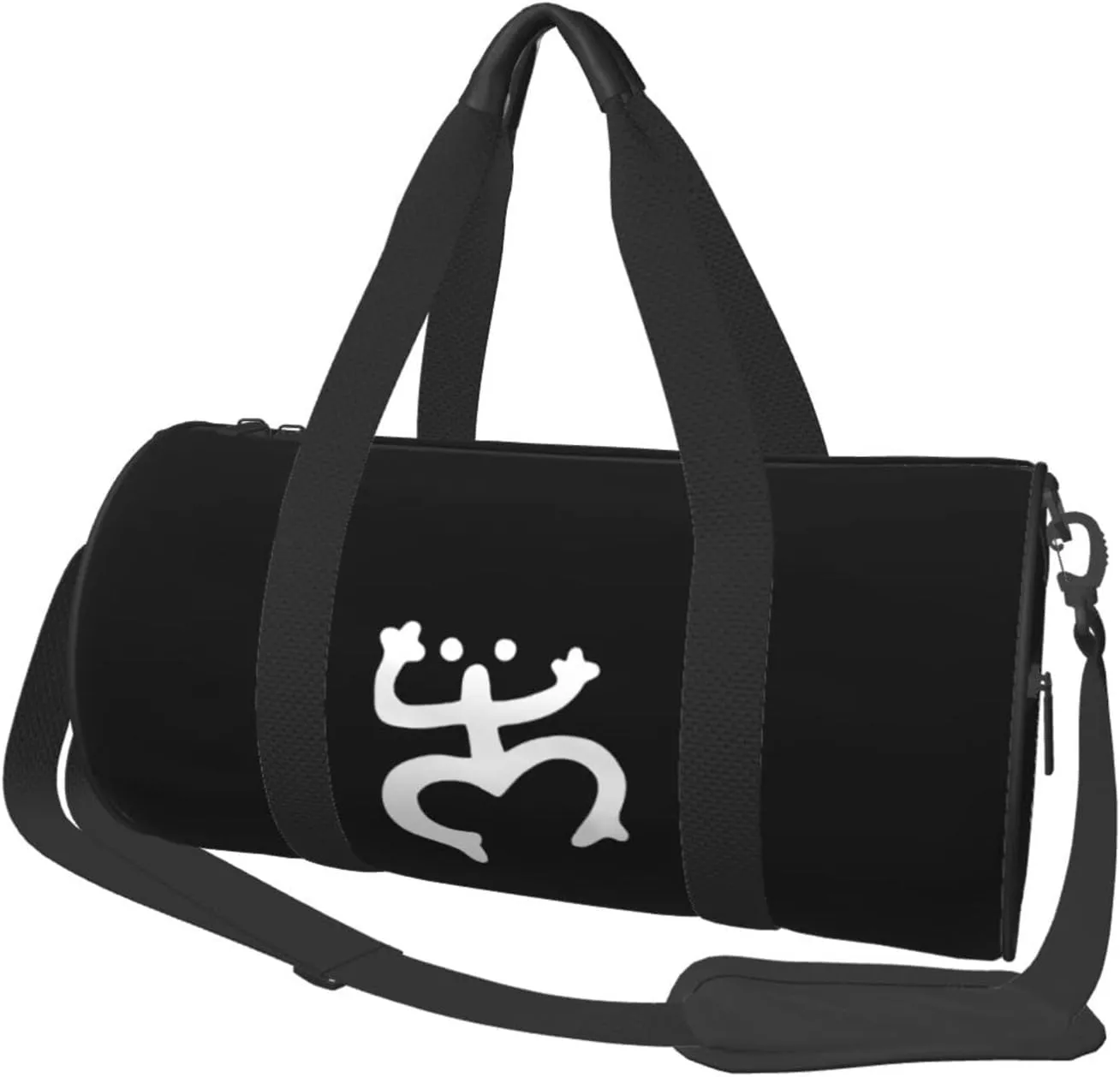 Coqui Taino Convertible Garment Bag with Shoulder Strap, Carry on Garment Duffel Bag for Men Women - Rolling Foldable for Travel Luggage Bags (Black)