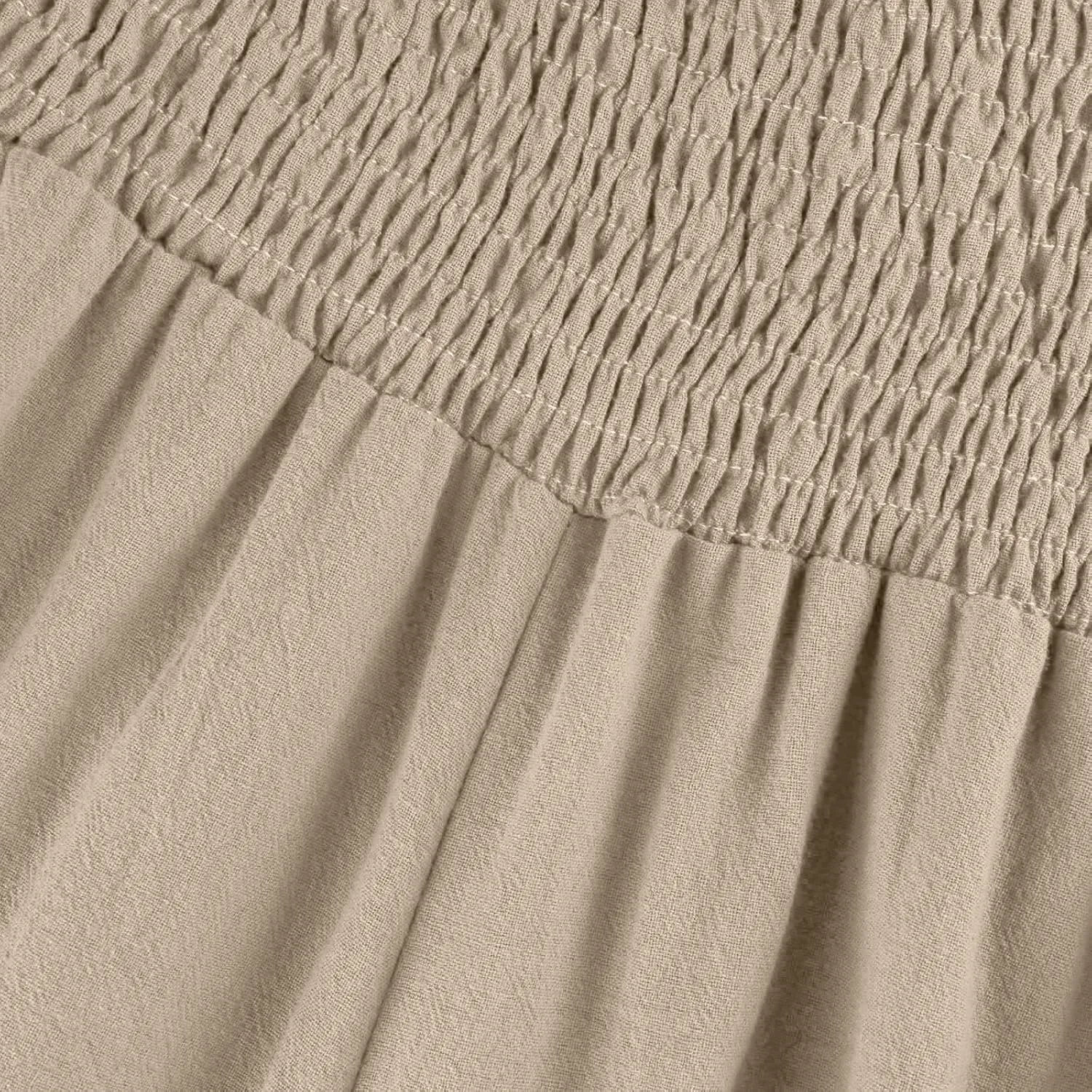Cotton Linen Pants for Women 2025 Wide Leg Ruffle Hem Elastic High Waist Palazzo Long Pant Flowy Hem Lounge Trousers