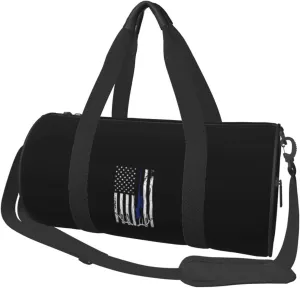 Deer Hunting American Flag Convertible Garment Bag with Shoulder Strap, Carry on Garment Duffel Bag for Men Women - Rolling Foldable for Travel Luggage Bags (Black)
