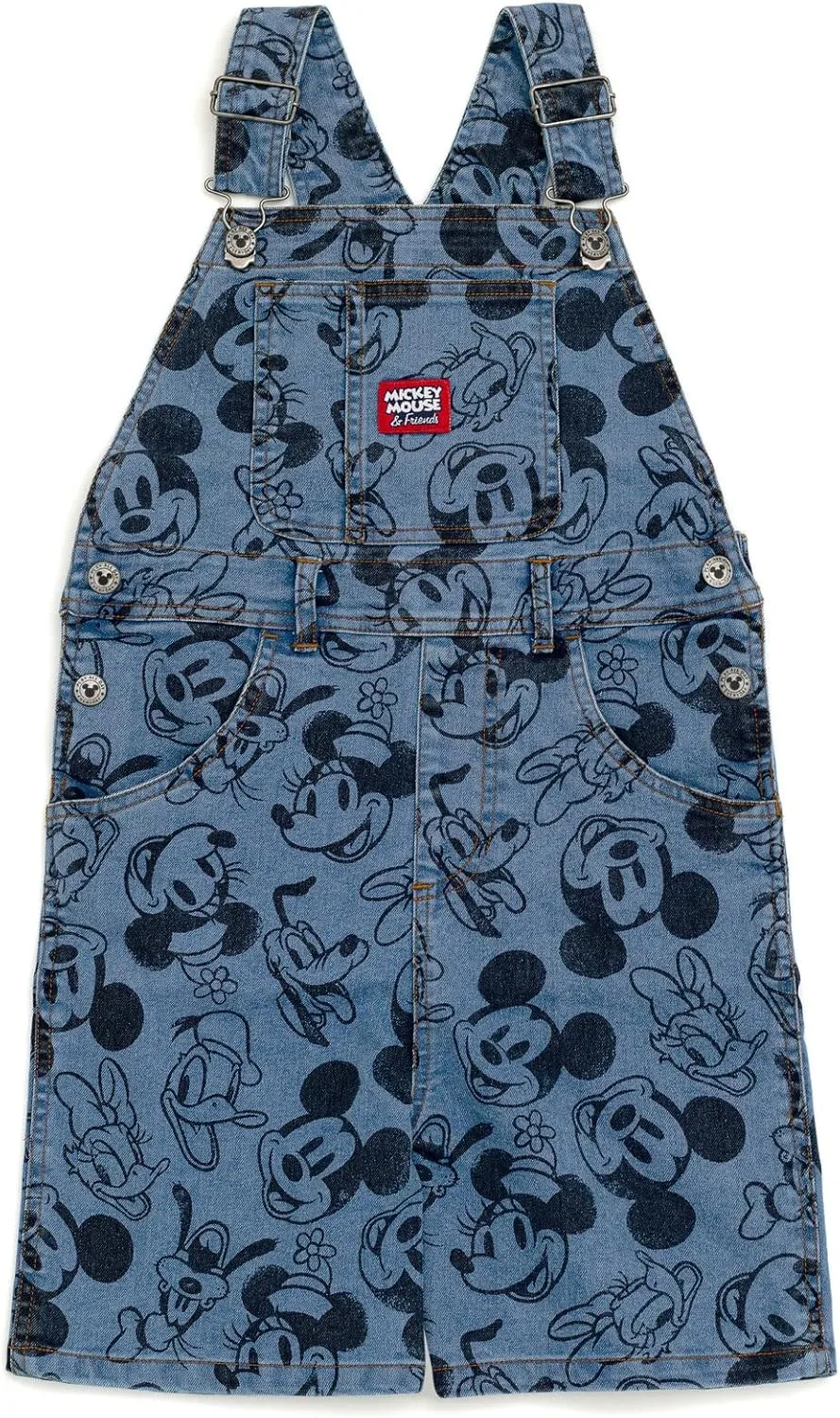 Disney Mickey Mouse Denim Jacket Overalls Shortalls Pants Infant to Big Kid