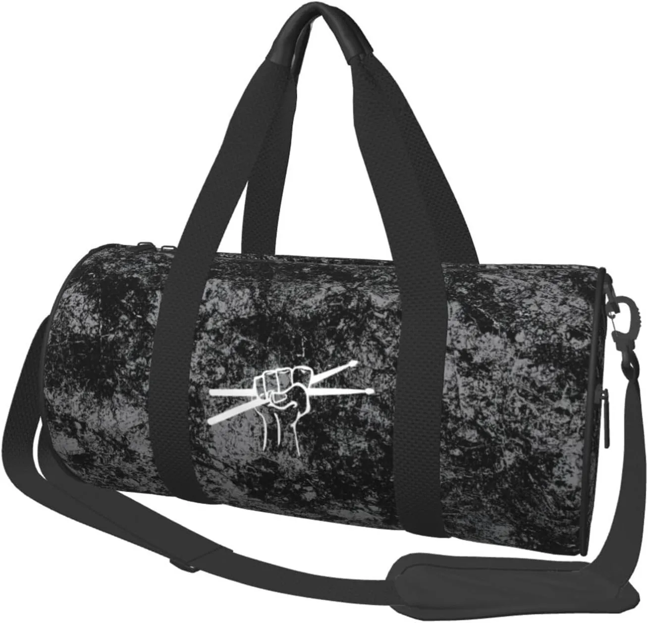 Drumstick Drummer Convertible Garment Bag with Shoulder Strap, Carry on Garment Duffel Bag for Men Women - Rolling Foldable for Travel Luggage Bags (Black)