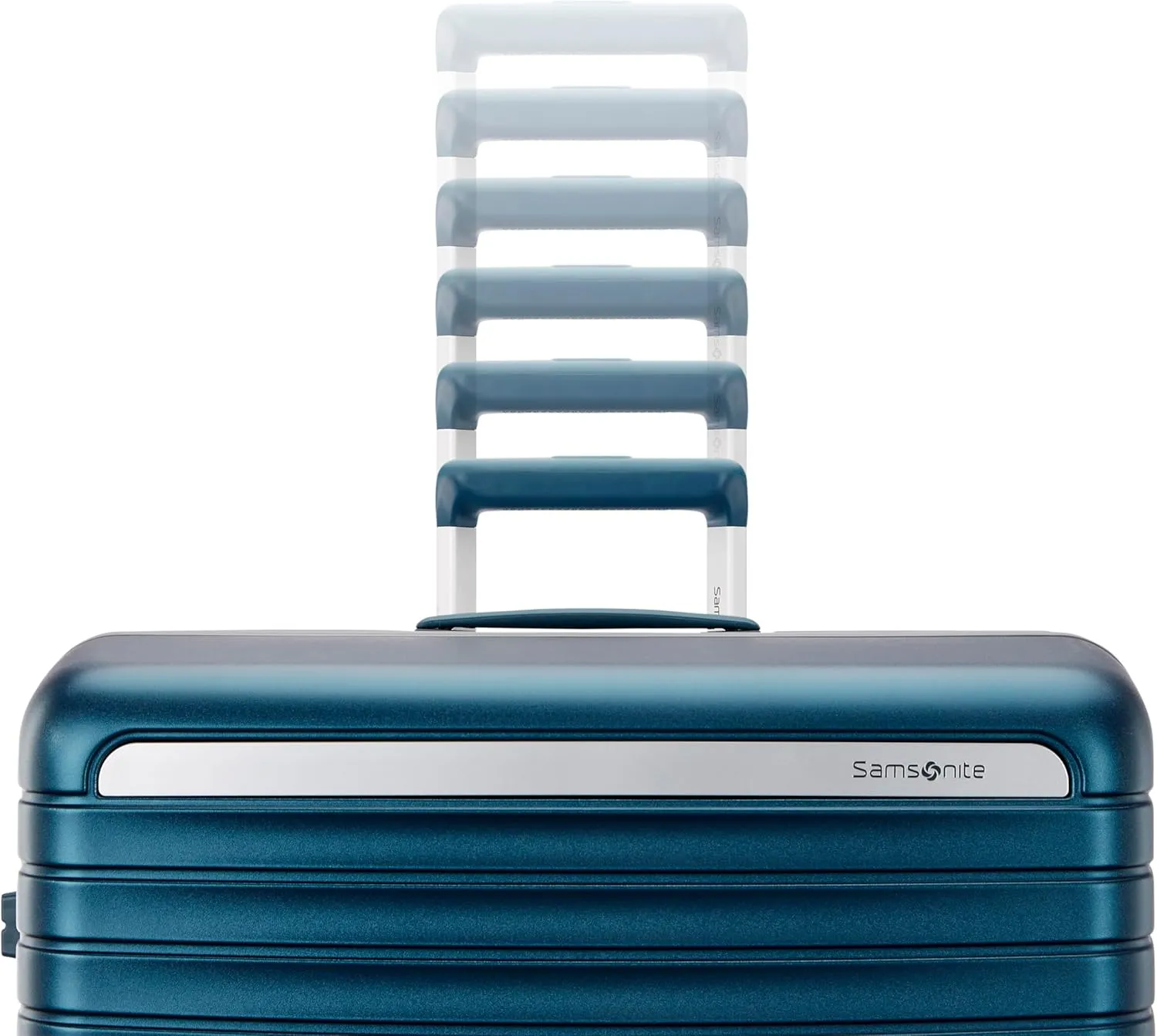 Framelock Max 21 Carry-On Hardshell Zipperless Luggage - Highly Secure Integrated Eazylock Mechanism - RightHeight Adjustable Handle System - 360 Spinner Wheels - Airline Approved - Emerald Teal