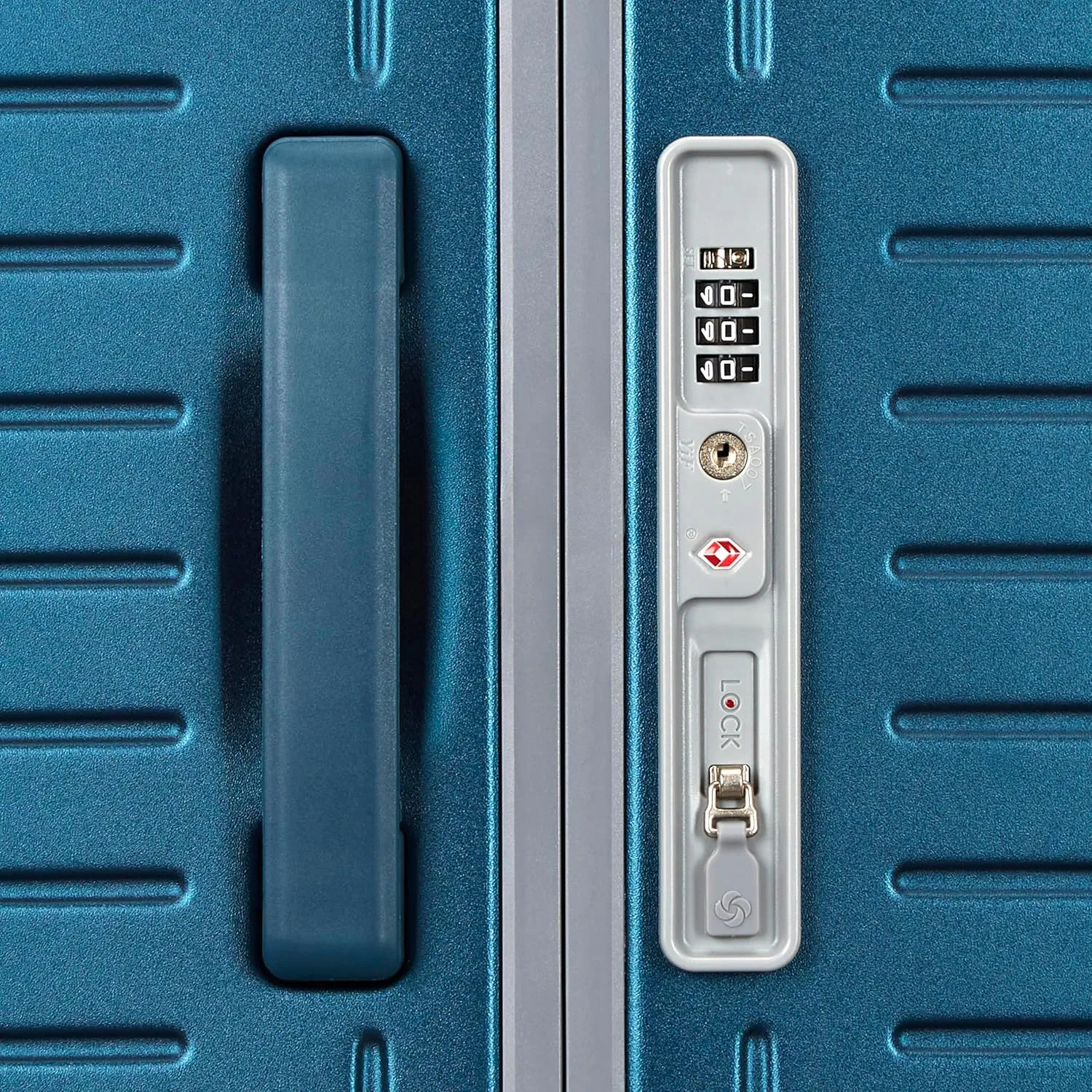Framelock Max 21 Carry-On Hardshell Zipperless Luggage - Highly Secure Integrated Eazylock Mechanism - RightHeight Adjustable Handle System - 360 Spinner Wheels - Airline Approved - Emerald Teal