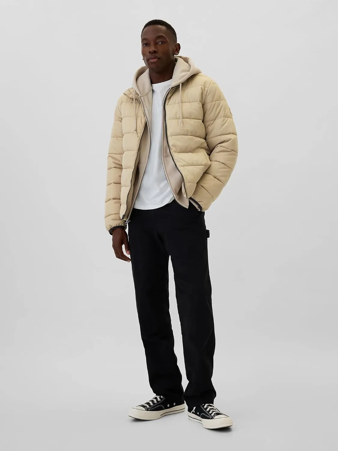 GAP Men's Logo Lightweight Puffer Jacket