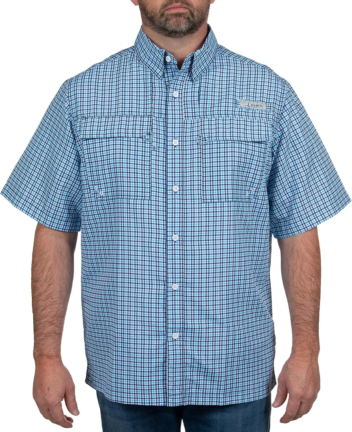 HABIT Men's Skirr River Shirt Short Sleeve
