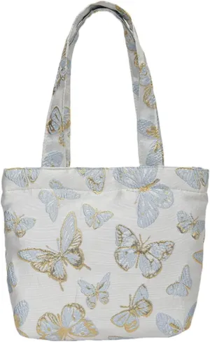 Handbags for Women Small Handbag with Handle Cute Floral Canvas Tote Bucket Hobo Bag Shopping Travel Purse for Work Gift