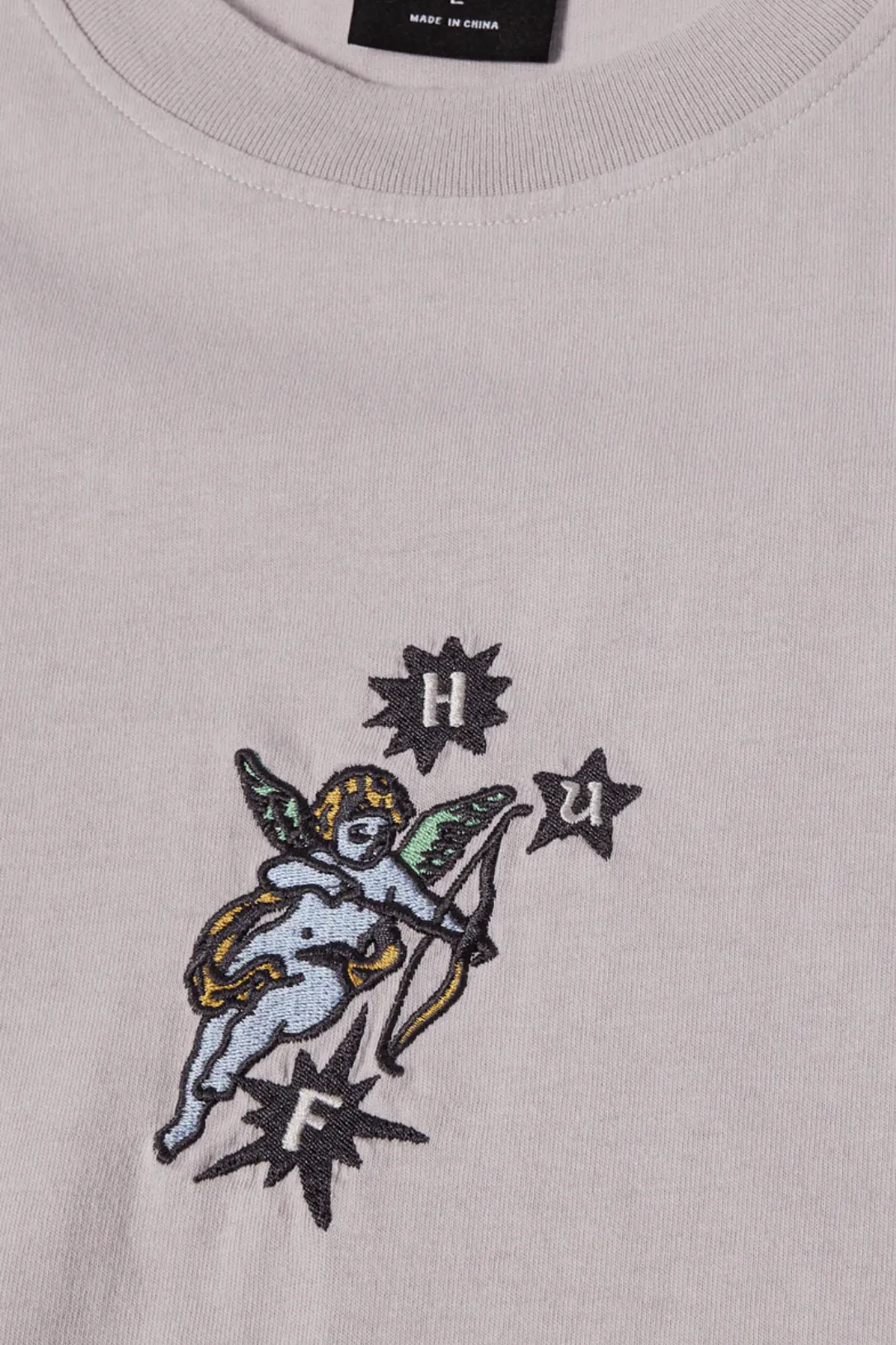 HUF - CUPID WASHED S/S TEE - DUST PURPLE