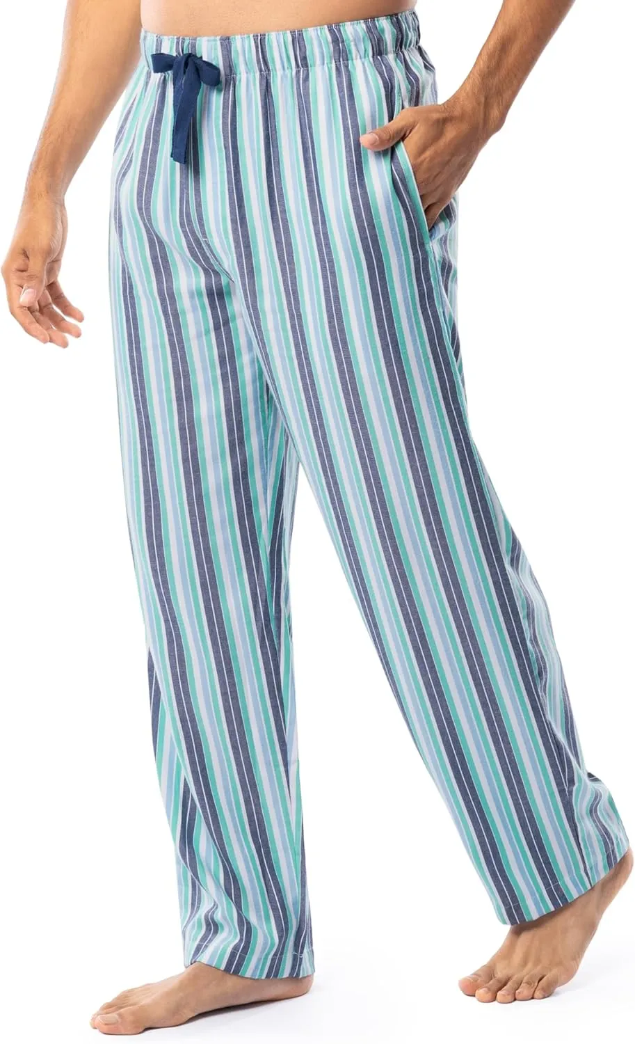 IZOD Men's Poly-rayon Yarn-dye Woven Sleep Pant Pajama Bottom