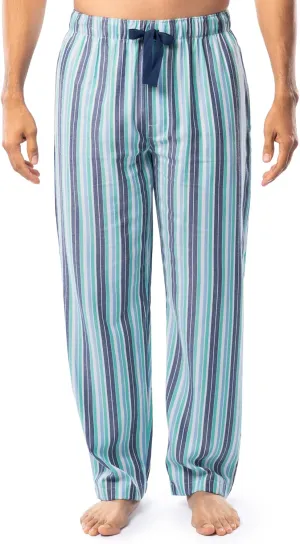 IZOD Men's Poly-rayon Yarn-dye Woven Sleep Pant Pajama Bottom