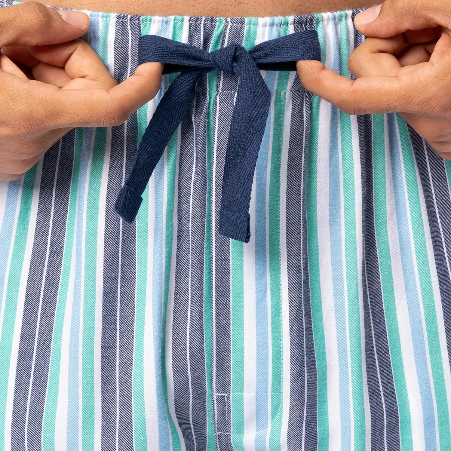 IZOD Men's Poly-rayon Yarn-dye Woven Sleep Pant Pajama Bottom