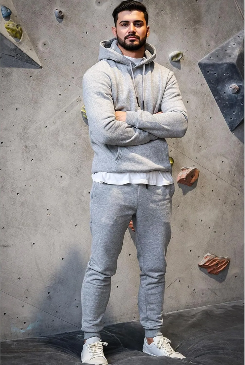 JIHUILAI Track Suits For Men 2 Piece Hoodies With Sweatpants Sets Casual Running Jogging Sport Suit Sets S-3XL