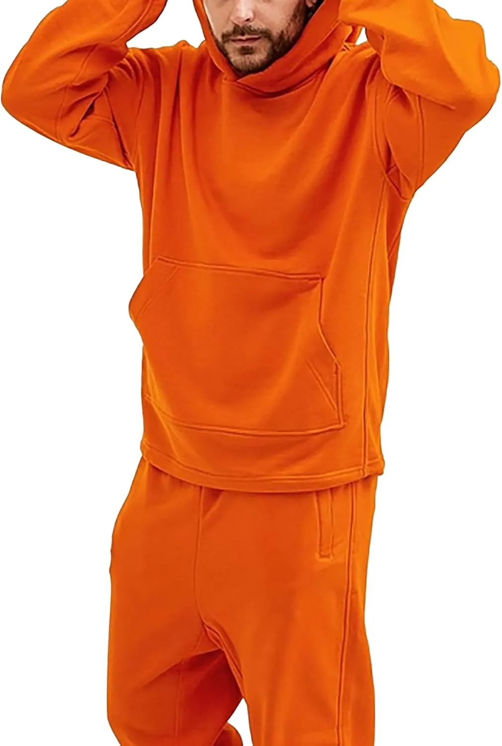 JIHUILAI Track Suits For Men 2 Piece Hoodies With Sweatpants Sets Casual Running Jogging Sport Suit Sets S-3XL