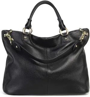 JONON Women Genuine Leather Handbag Shoulder Purse Satchel Tote Crossbody Bag