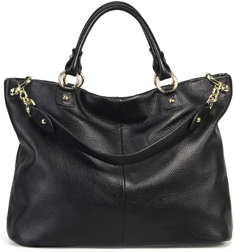 JONON Women Genuine Leather Handbag Shoulder Purse Satchel Tote Crossbody Bag