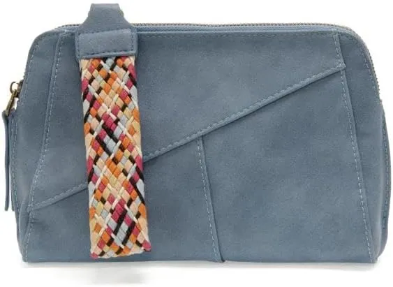 Joy Susan Woven Strap Crossbody: Gigi Wristlet