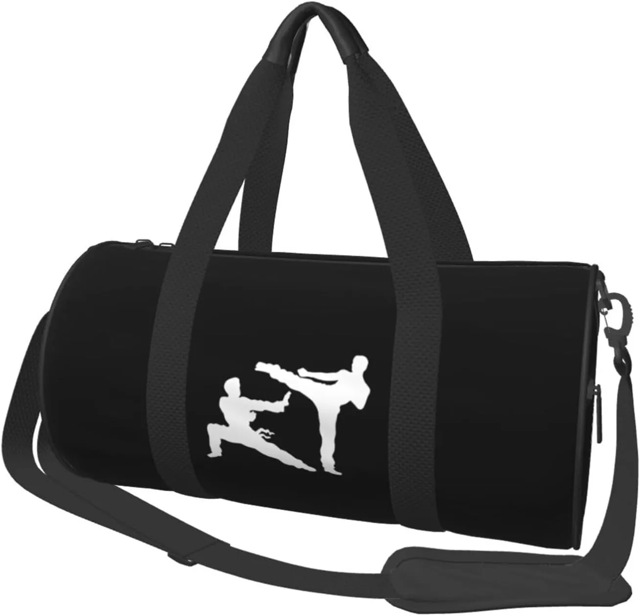 Karate Convertible Garment Bag with Shoulder Strap, Carry on Garment Duffel Bag for Men Women - Rolling Foldable for Travel Luggage Bags (Black)